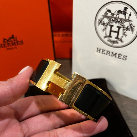 Rose Gold Hermès Clic Clac H PM - Picture 4 of 9